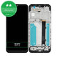 дисплей за LG K41S, Тъчскрийн и рамка, черен, Black, TFT