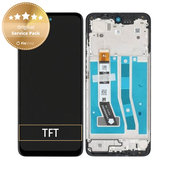 дисплей за Motorola Moto G54 XT2343, Тъчскрийн и рамка, 5D68C23304, черен, Black, Genuine Service Pack