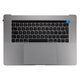 Горна рамка с клавиатура, микрофон, тъчпад и говорители за MacBook Pro 15" A1707 (късна 2016 – средата на 2017), UK, Space Gray