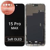 Дисплей за iPhone 15 Pro Max, Тъчскрийн с рамка, Refurbished