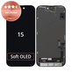 Дисплей за iPhone 15, Тъчскрийн с рамка, Refurbished