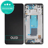 дисплей OLED за Xiaomi Redmi Note 11 Pro+ 5G 21091116UG, Тъчскрийн и рамка, Mysterious Black