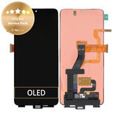 дисплей OLED за Samsung S21 Ultra G998B, Тъчскрийн без рамка, GH96-13958B Genuine Service Pack