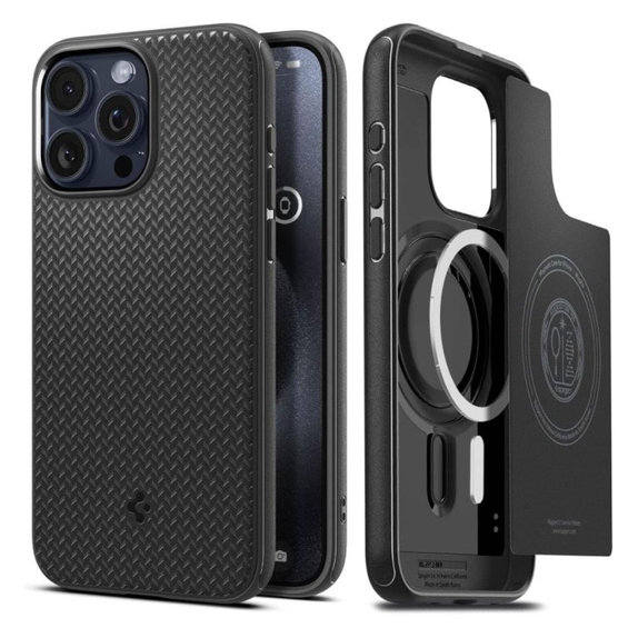 Калъф Mag Armor с MagSafe за iPhone 15 Pro Max, Matte Black