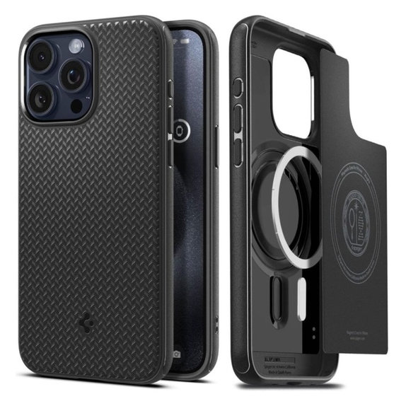 Калъф Mag Armor с MagSafe за iPhone 15 Pro, Matte Black