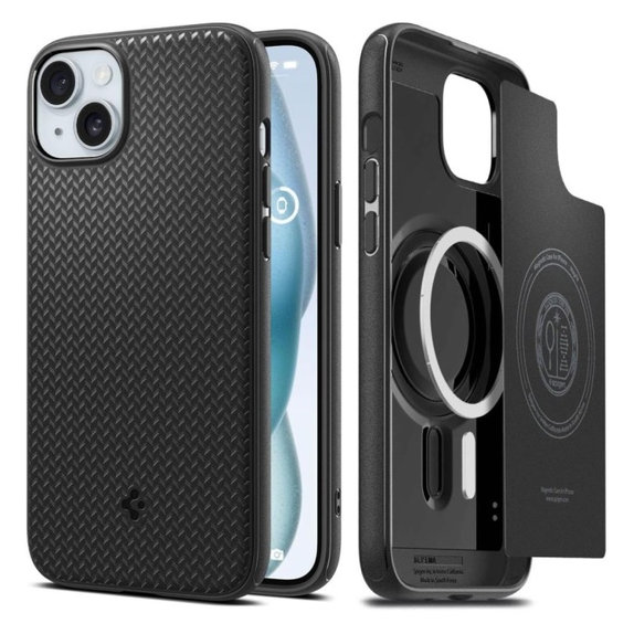 Калъф Mag Armor с MagSafe за iPhone 15, Matte Black