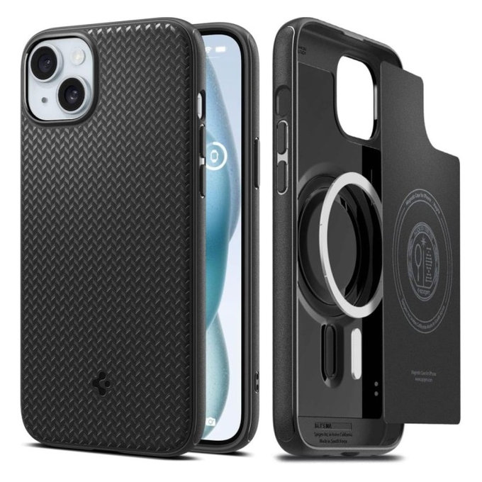 Калъф Mag Armor с MagSafe за iPhone 15, Matte Black