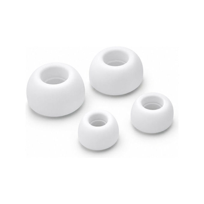 Накрайници за AirPods Pro - комплект 2 бр. (L, S), Бял, White, FixPremium
