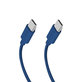USB-C / USB-C кабел, 60W, PD, 1.5m, Син, SBS