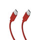 USB-C / USB-C кабел, 60W, PD, 1.5m, Червен, SBS