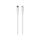 USB-C / MFI Lightning кабел, 1.5m, Бял, White, PURO