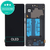 Дисплей OLED за Samsung A71 5G A716B, Тъчскрийн с рамка