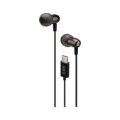 Слушалки Metal Pro 2.0, USB-C, Черно, Black, SBS