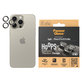 Протектор за обектива на камерата Hoops за iPhone 15 Pro/15 Pro Max, Natural Titanium, PanzerGlass
