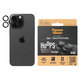 Протектор за обектива на камерата Hoops за iPhone 15 Pro/15 Pro Max, Black Titanium, PanzerGlass