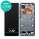 дисплей OLED за Xiaomi Mi 11 M2011K2G, Тъчскрийн и рамка, Midnight Gray