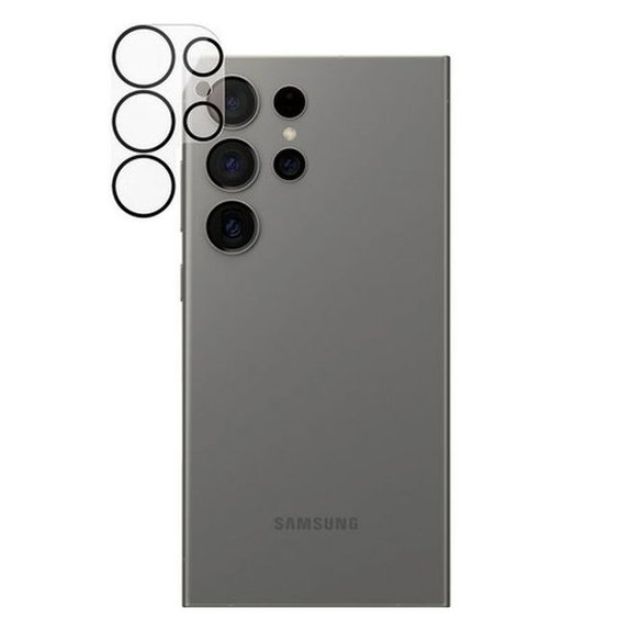 Протектор за обектив на задна камера PicturePerfect за Samsung S24 Ultra, Черно, Black, PanzerGlass