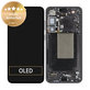 дисплей за Samsung S24 Plus S926B, Тъчскрийн и рамка, GH82-33410A, Onyx Black, Genuine Service Pack