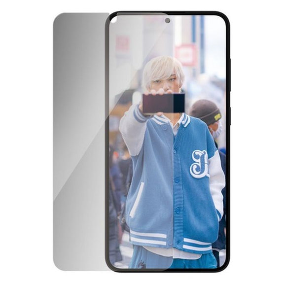 Закалено стъкло Re:Fresh UWF Privacy с апликатор за Samsung S24+, Черно, Black, PanzerGlass