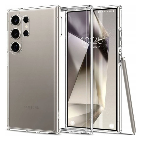 Калъф Ultra Hybrid за Samsung S24 Ultra, Прозрачен, Transparent