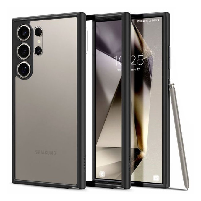 Калъф Ultra Hybrid за Samsung S24 Ultra, Matte Black