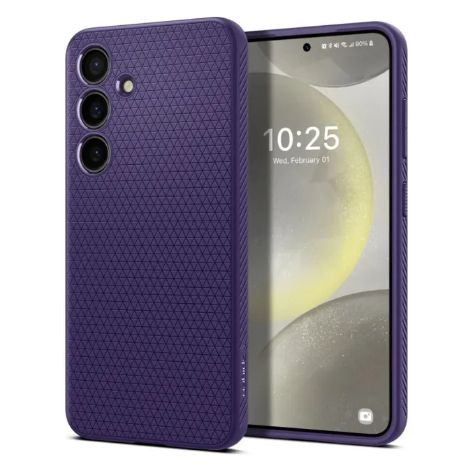 Калъф Liquid Air за Samsung S24, тъмно лилав, Deep Лилаво, Purple