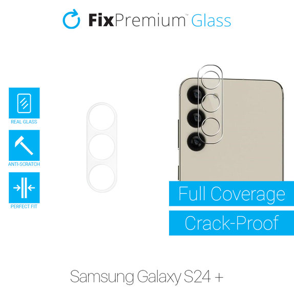 Протектор за обектив на задна камера за Samsung S24+, FixPremium