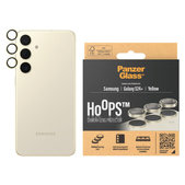 Протектор за обектива на камерата Hoops за Samsung Galaxy S24+, Жълто, PanzerGlass