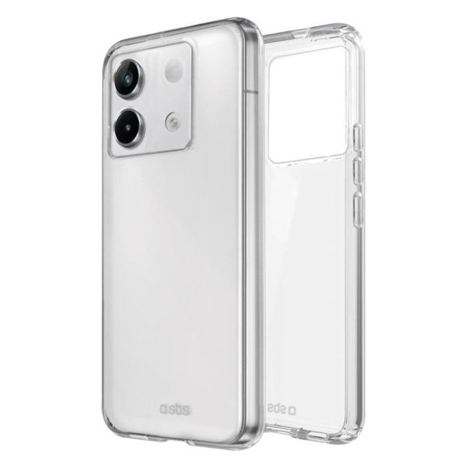 Калъф Skinny за Xiaomi Червено, Redmi Note 13 4G, Прозрачен, Transparent