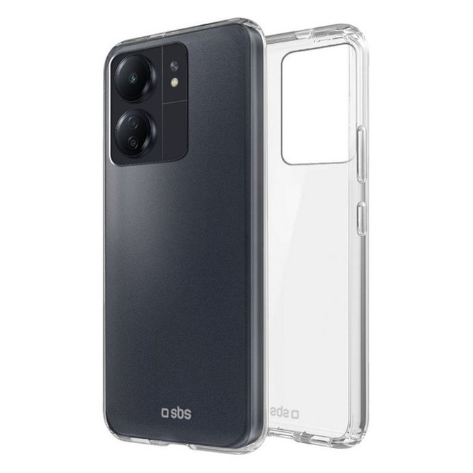 Калъф Skinny за Xiaomi Червено, Redmi 13C, Прозрачен, Transparent
