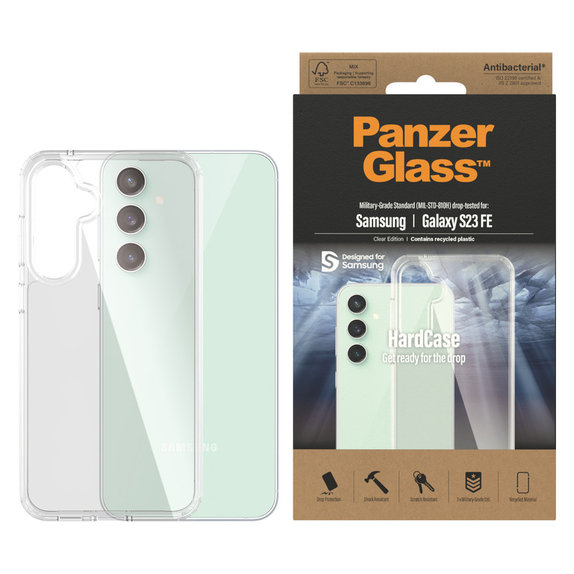 Калъф HardCase AB за Samsung Galaxy S23 FE, Прозрачно, PanzerGlass
