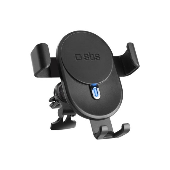 Гравитационен държач за кола с безжично зареждане, 10W, Черно, Black, SBS