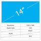 LCD Slim Matte 30 pin Full HD No brackets, 14