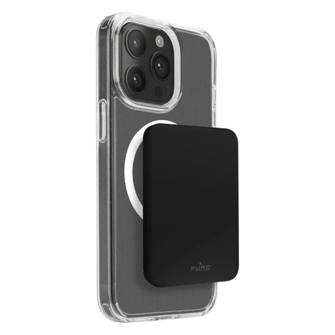 MagSafe външна батерия, 4200 mAh, 5W, USB-C, Черно, Black