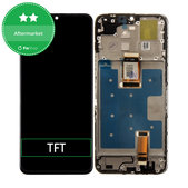 дисплей за Honor X6a, Тъчскрийн и рамка, Midnight Black, TFT