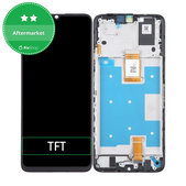 дисплей за Honor X7a RKY-LX1 RKY-LX2, Тъчскрийн и рамка, Midnight Black, TFT