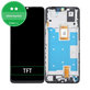дисплей за Honor X7a RKY-LX1 RKY-LX2, Тъчскрийн и рамка, Midnight Black, TFT