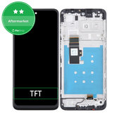 дисплей за Motorola Moto G23 XT2333, Тъчскрийн и рамка, Matte Charcoal, TFT