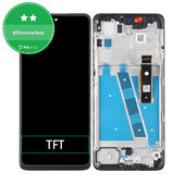 дисплей за Motorola Moto G72 XT2255, Тъчскрийн и рамка, Meteorite Gray, TFT