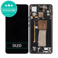дисплей OLED за Motorola Thinkphone, Тъчскрийн и рамка, Carbon Black