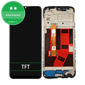 дисплей за Oppo A38 CPH2579, Тъчскрийн и рамка, Glowing Black, TFT