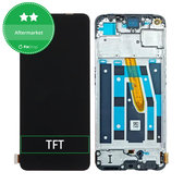 дисплей за Oppo Reno 8 T, Тъчскрийн и рамка, Black Starlight, TFT