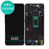 дисплей OLED за Oppo Reno 8 Pro CPH2357, Тъчскрийн и рамка, Glazed Black