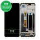 дисплей за Realme C53 RMX3760, Тъчскрийн и рамка, Mighty Black, TFT