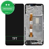 дисплей за Vivo V22, Тъчскрийн и рамка, черен, Black, TFT