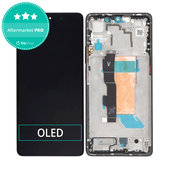 дисплей OLED за Xiaomi Poco F5 23049PCD8G 23049PCD8I, Тъчскрийн и рамка, черен, Black