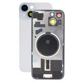 задния капак с обектив на камерата за iPhone 15, син, Blue