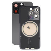 задния капак с обектив на камерата за iPhone 15 Pro, черен, Black, Titanium