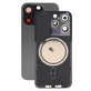 задния капак с обектив на камерата за iPhone 15 Pro, черен, Black, Titanium