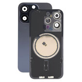 задния капак с обектив на камерата за iPhone 15 Pro, Blue Titanium